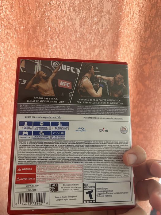 Vand UFC 3 Playstation