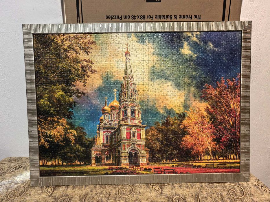 Пъзел , пъзели 1000 части с рамка