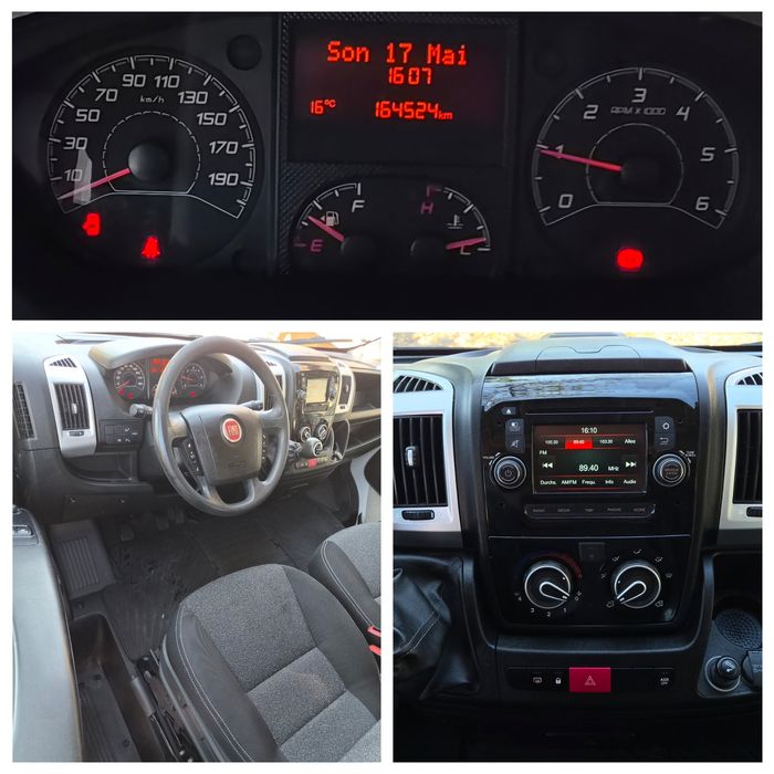 Fiat Ducato 2018 7loc+bena 3.3m  2.3 diesel131CP 164.000km reali