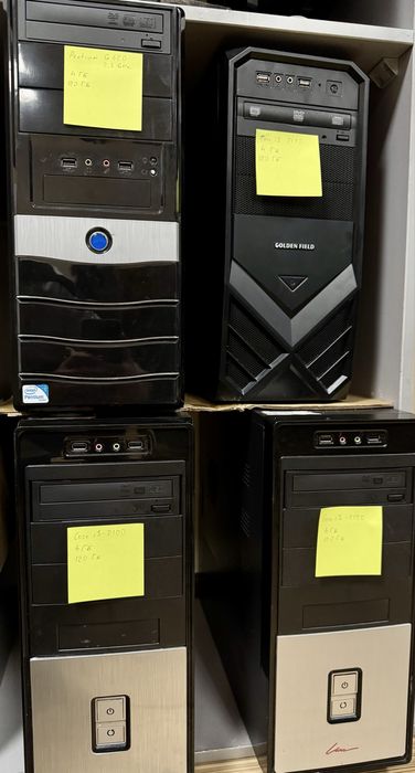 Офисные системные блоки HP Pro Desk , Dell