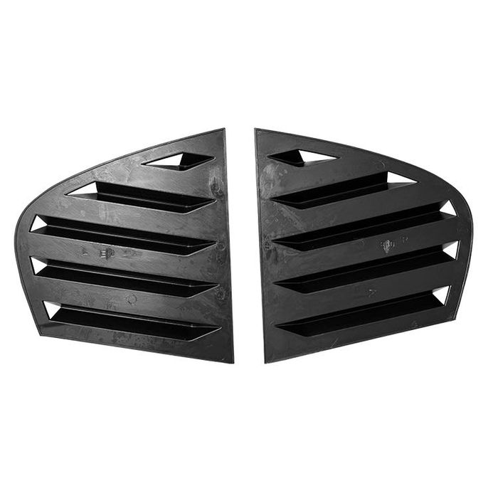 Ornamente Aero geamuri spate BMW seria 3 E90(2005-2012) negru lucios