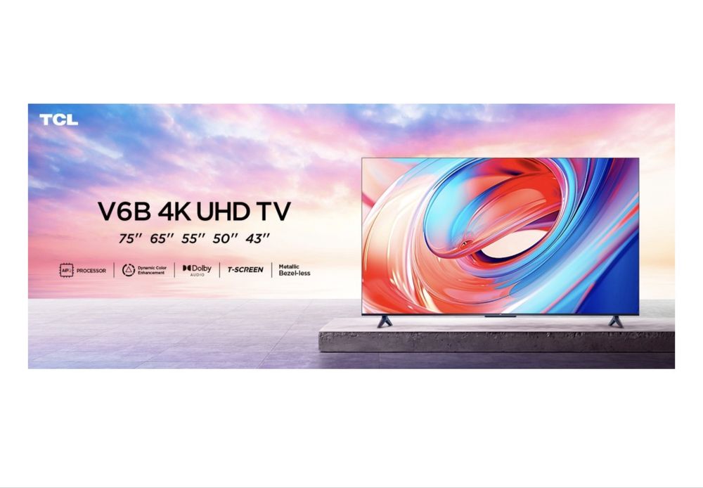 Продам телевизор TCL 4K UHD TV 65-165см