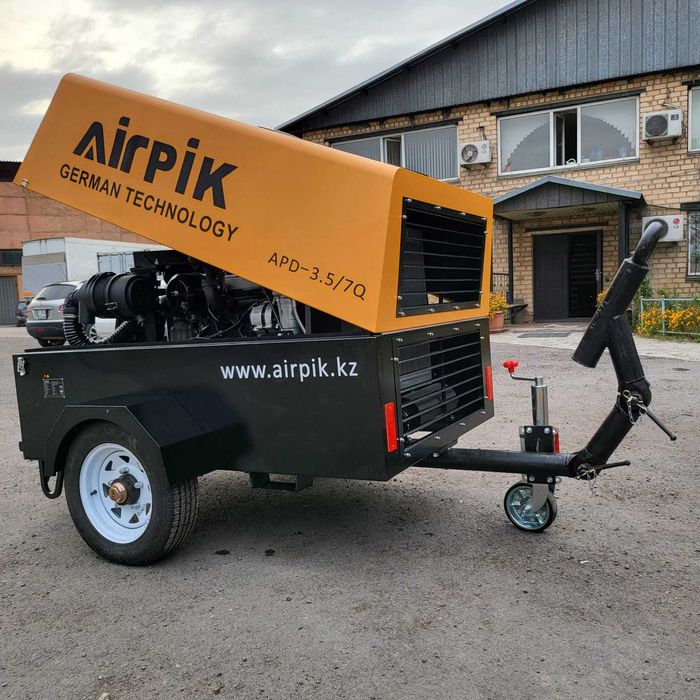 Дизельный компрессор на колесах