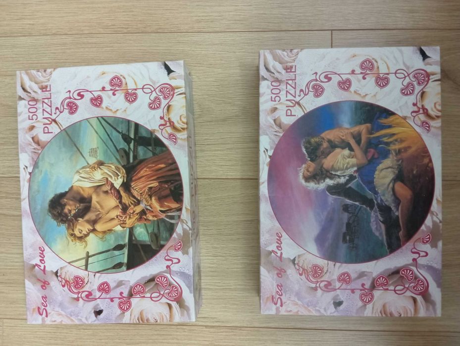 2 cutii Puzzle 500 de piese  sea of love