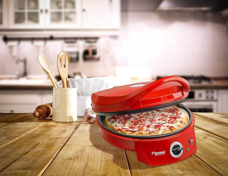 Mini cuptor pentru pizza Viva Italia BESTRON APZ400, Grill MX79
