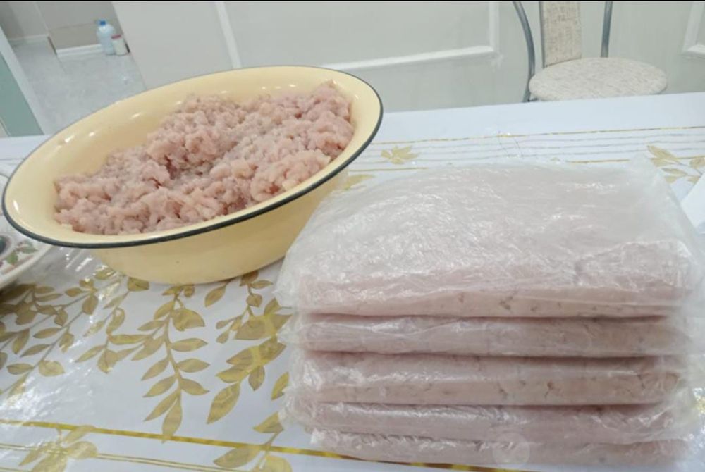 Рыбный фарш.  Ю.