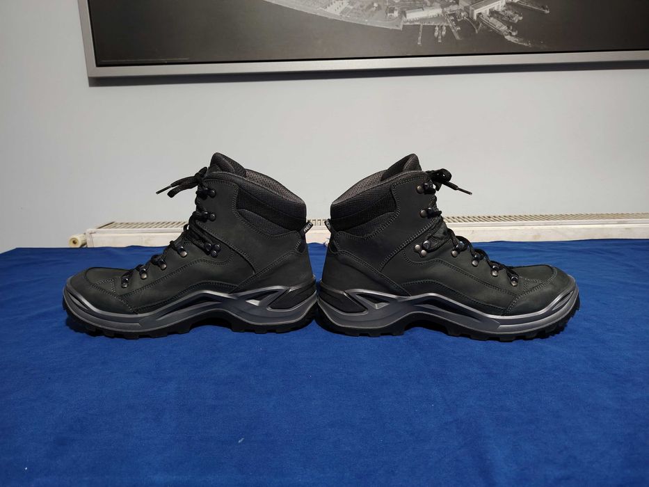 LOWA RENEGADE GTX Mid ghete din piele, mărimea 46, interior 29 cm.