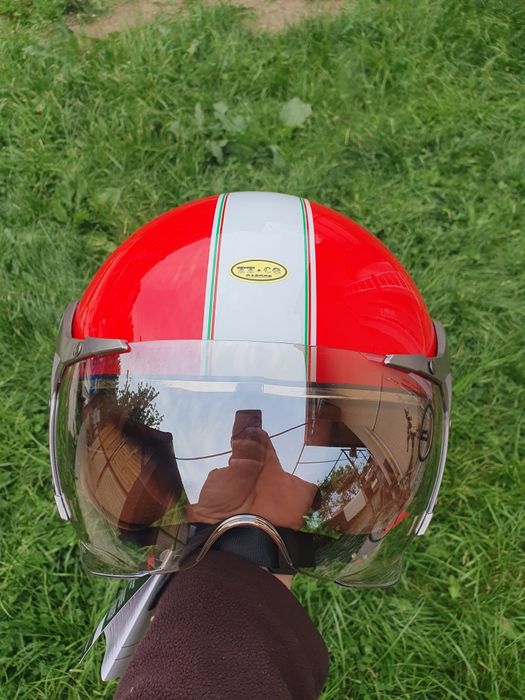 Casca scuter moto open face ideala Vespa/Aprilia/Honda old bikes/retro