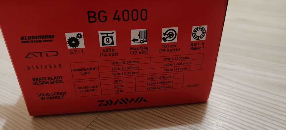 Нова макара Daiwa BG 4000