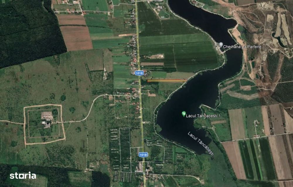 TANCABESTI, Teren La Lac,  10,500 MP- front 30 ML