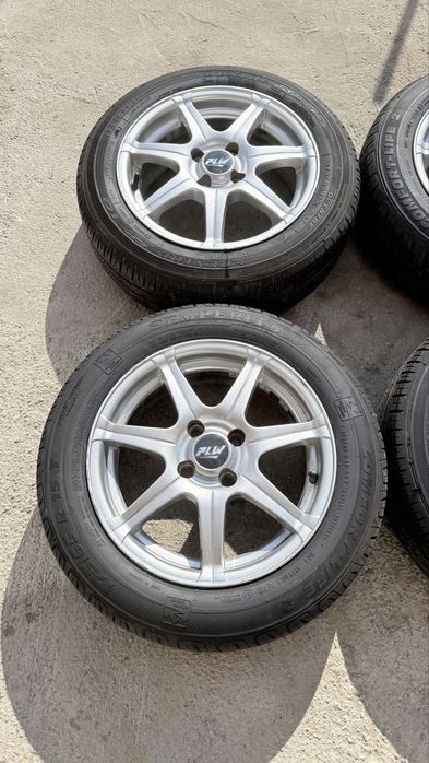 Джанти с гуми за хонда опел фолксваген 4х100 15”