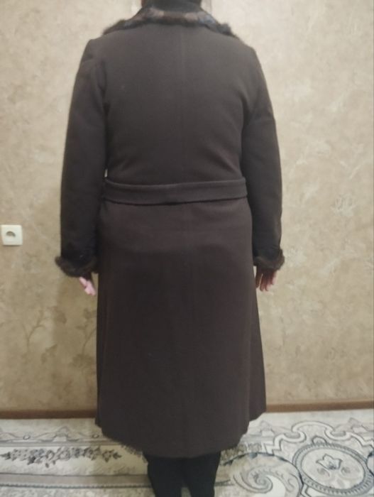 Пальто Турция Мех натуральный 56размер