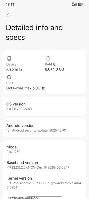xiaomi 12 5g Обмен
