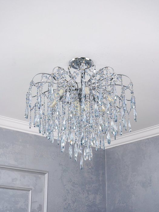 Люстра хрустальная потолочная