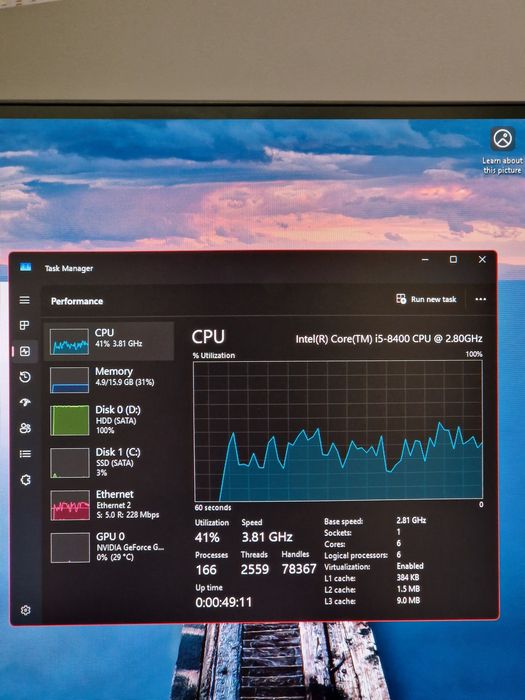 Pc Gaming Intel i5, GTX 1660 Super, 16gb ram ddr4
