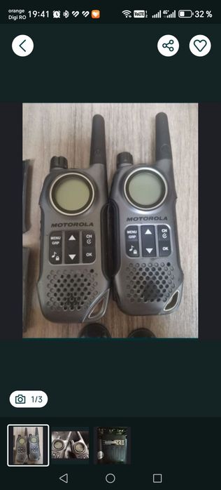 Stații Motorola TLKR t8