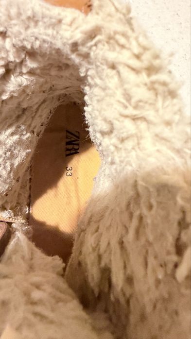Ghete imblanite Zara marime 33