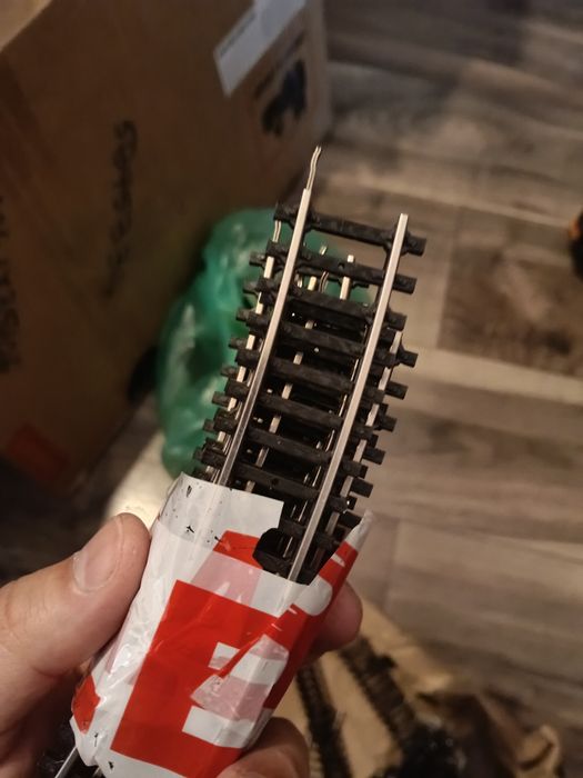 Șine piko diorama scara H0 in stare f buna + macaze