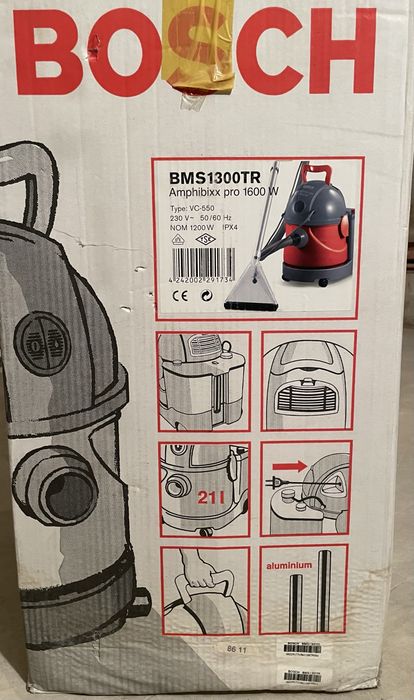 Пылесос BOSCH amphibixx pro 1600 w в хорошом состоянии