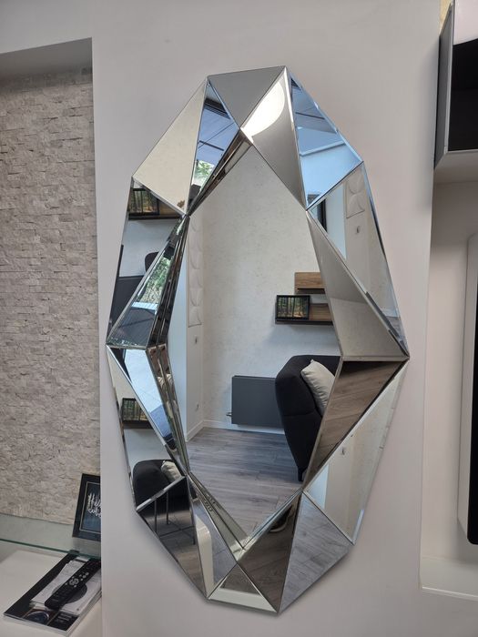 Огледало за стена Diamond Mirror (Silver) Diamond XL (140 x 82 см)