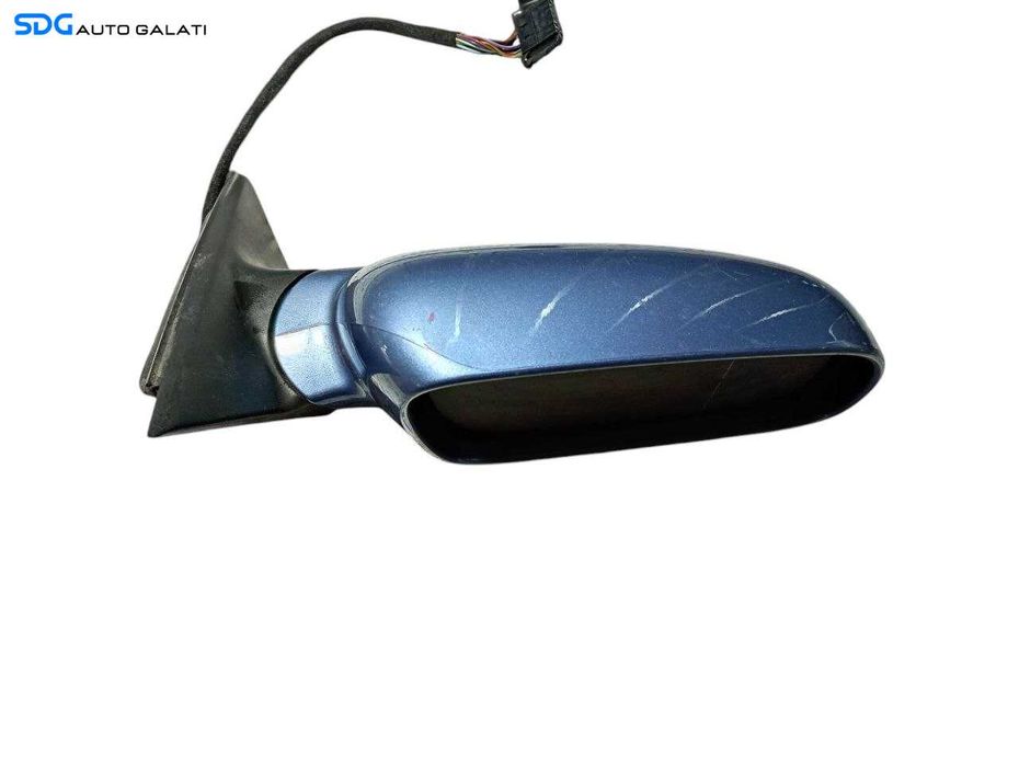 Oglinda Electrica Dreapta Skoda Superb 1 2002 - 2008 Culoarea Albastru Deschis [LR0788]