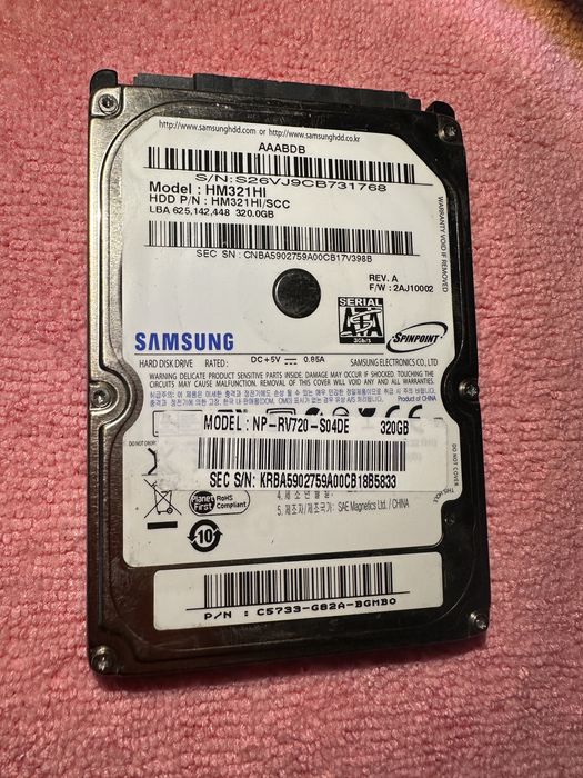 HDD laptop 320 gb