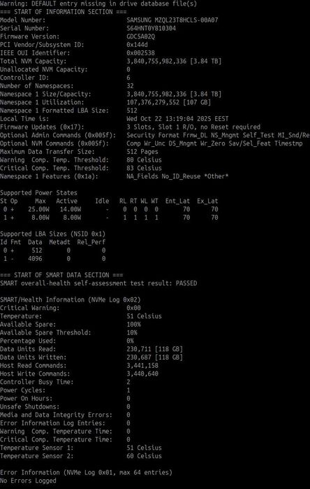 Samsung PM9A3 3.84TB 2.5" U.2 SSD PCIe 4.0 x4  MZQL23T8HCLS-00A07