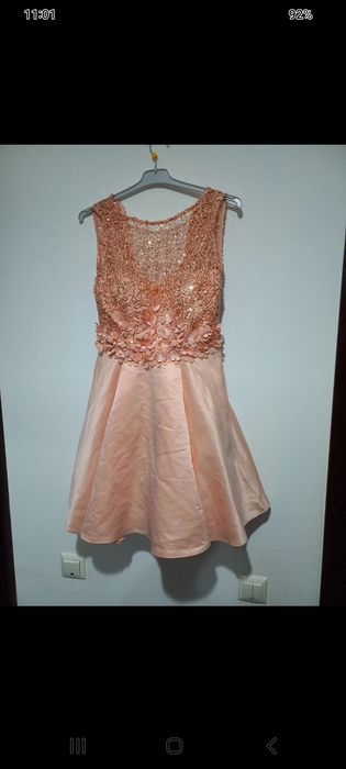 Rochie de ocazie XL cu captuseala interioara si fermoar la spate noua