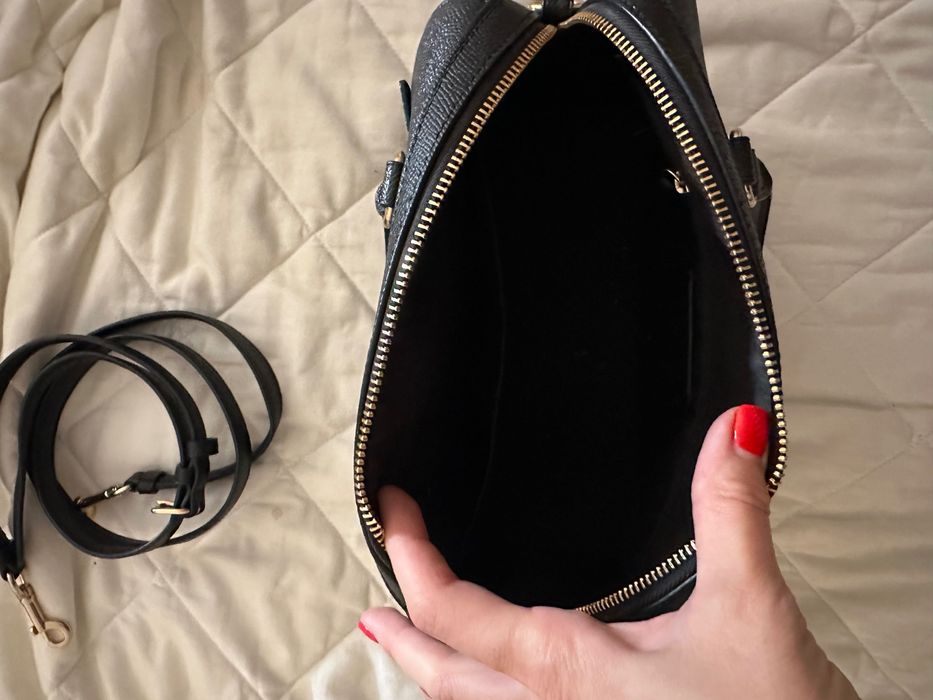 Coach mini black bag чанта