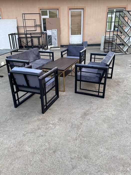 Divan. Лофт диван и кресло  Лофт журналный