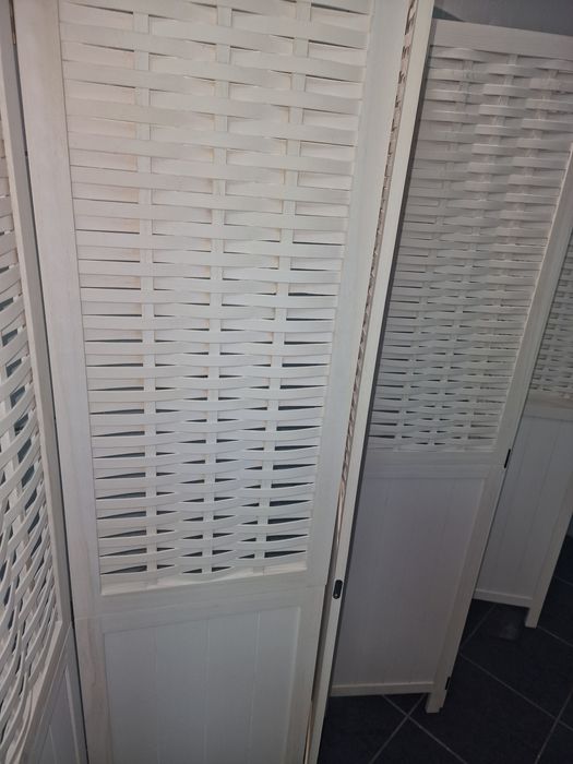 Paravan cameră 6 panouri, alb, lemn masiv paulownia
vidaXL Paravan cam