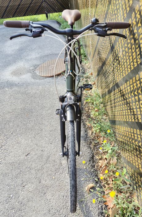 Градски-трекинг велосипед Btwin Hoprider 500