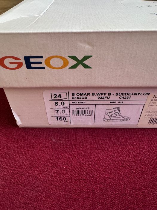 Утепленные ботинки Geox (сапоги) 24 размер