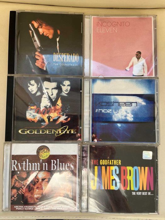 7 CD рок R&B фънк поп саундтрак и др. общо 18 EUR