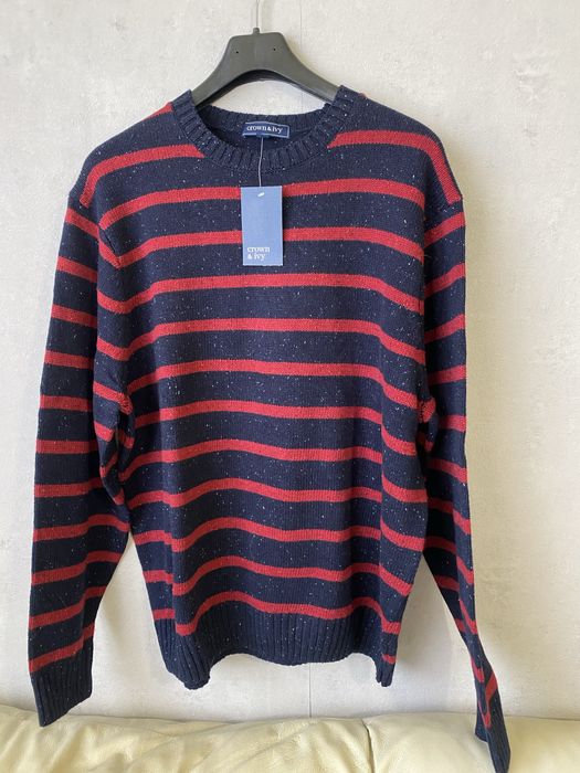 Мъжки пуловер плетиво