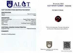 Rubine nemontate 0,35 -0,91 ct. cod 8641,8642,9583,9584,9585,9587