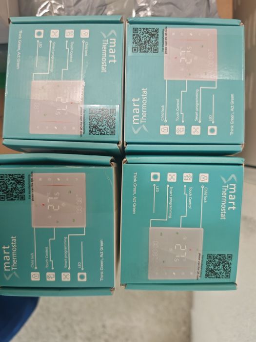 Интелигентен цифров термостат K2MRH3A,черен, LCD, тъч бутони