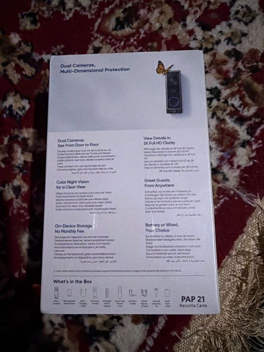 Vand Interfon Eufy Dual-Camera Nou Sigilat.