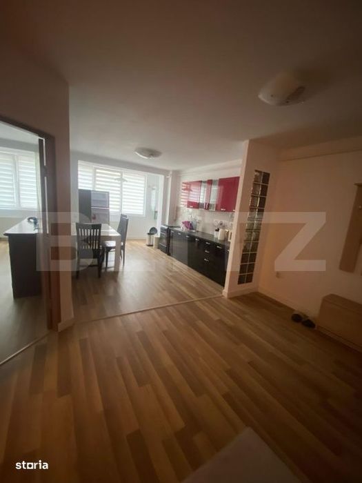 Apartament semidecomandat cu 2 camere, 68 mp, parcare, zona Jysk