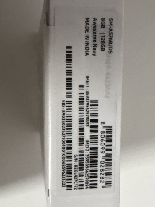 Samsung A57 nou SIGILAT 128gb