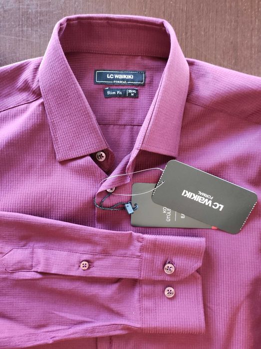 5 camasi elegante LC Waikiki, slim fit, mar. S/M(38), noi, cu eticheta