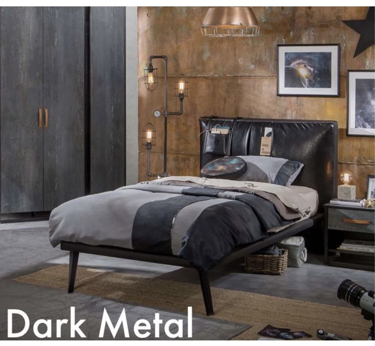 Cilek dark metal кровать