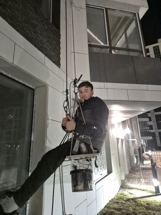 Высотные работы  альпинисты