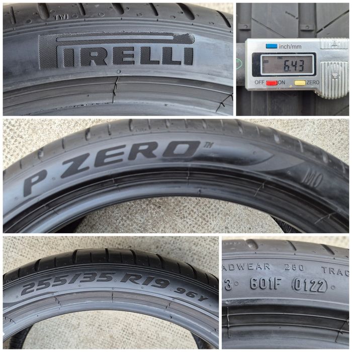 O bucată 255/35 R19 vară - una Pirelli