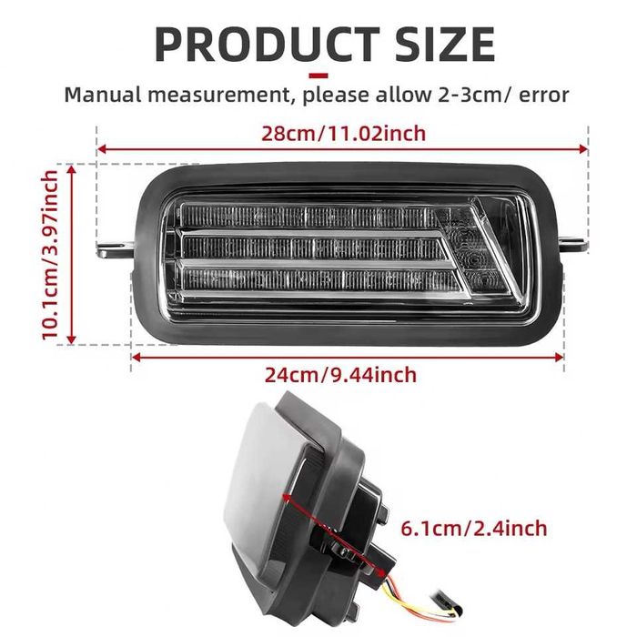НОВИ 2 БРОЯ LED Диодни Тунинг  Мигачи Габарити Надфарници за Lada Niva