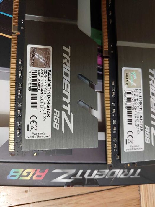 64GB DDR4 4400Mhz CL19 - G.Skill TridentZ RGB