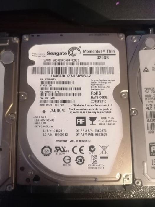 Хард диск за лаптоп 250GB 350GB 500GB 1TB