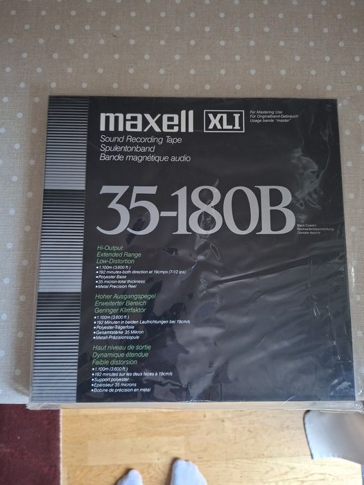 Banda magnetofon Maxell XLI 35-180B Noua 26cm