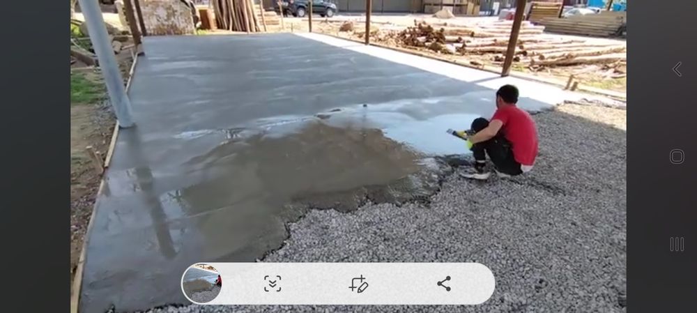 Стяжка   киламиз шлакоблок  терамиз кириша том йоп