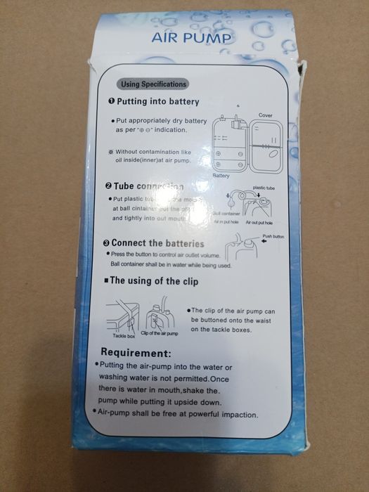 Компрессор для аквариума air pump